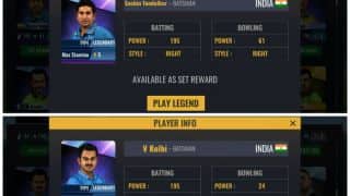 Sachin Tendulkar ranks himself and Virat Kohli equally in his 'Sachin Saga' game Sachin Tendulkar ranks himself and Virat Kohli equally in his 'Sachin Saga' game